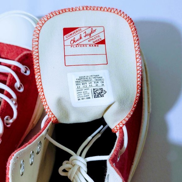 🆕Converse Chuck Taylor 70 high Sedona Red NIB - Picture 7 of 10